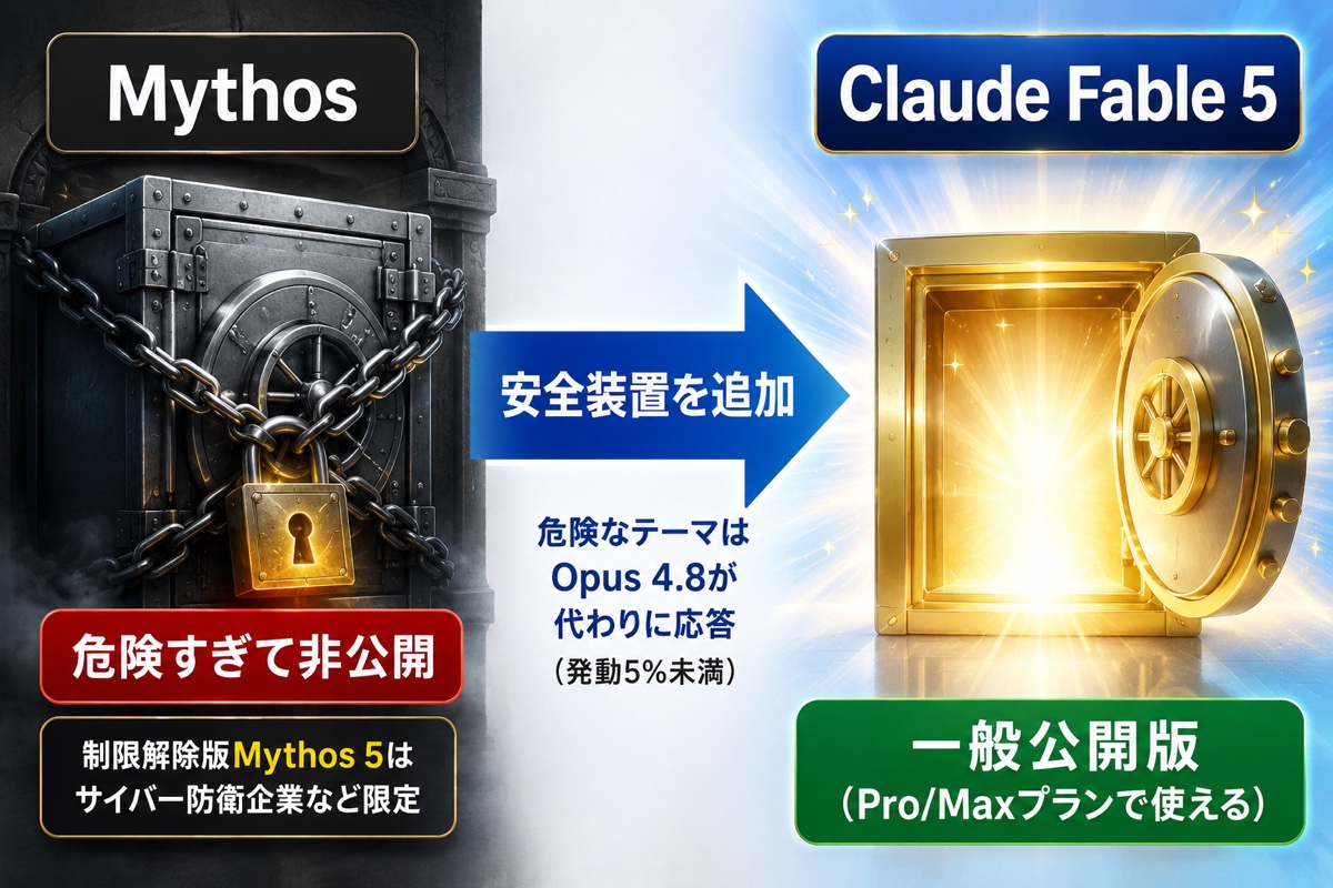 MythosとFable5の関係図