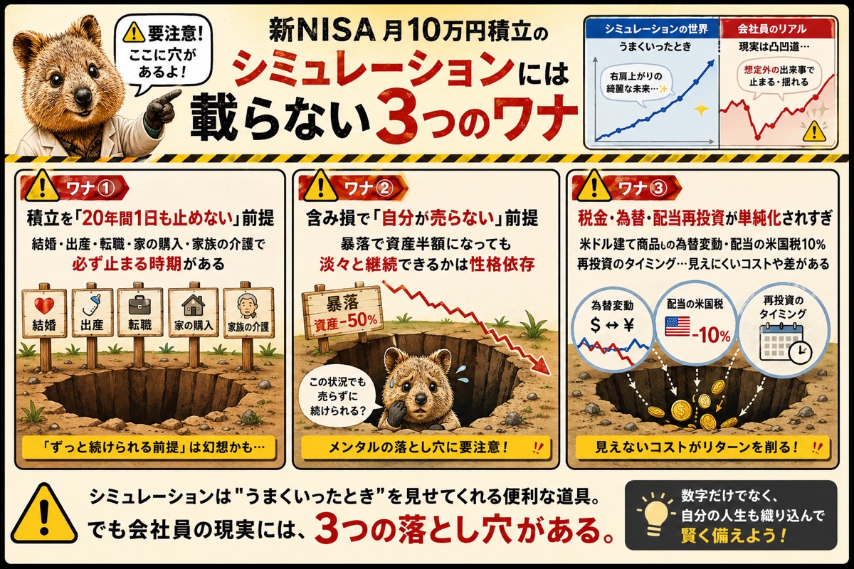 机上シミュレーションには載らない3つのワナ