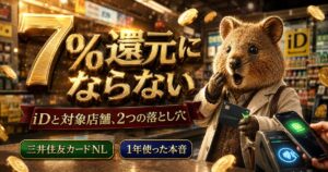三井住友カードNLで7%還元にならない2つの理由を解説するアイキャッチ